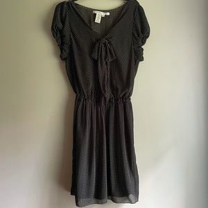 Black flirty dress